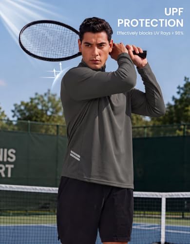 Men's 1/4 Zip Pullover Quarter Zip Shirts - image 6