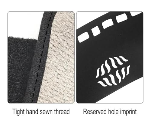 Tapis de tableau de bord en polyester rouge LHD pour protéger du soleil