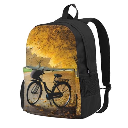 Sac à dos randonnée et camping étanche grand volume au design arbre d'automne vintage