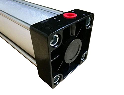 INTBUYING Air Cylinder Pneumatic Buffer Standard Cylinder Aluminum Alloy Magnetic Rod Dual Action Single Rod- SC 80 x 1000 PT Bore:3" Stroke:40" by INTBUYING - Image 5