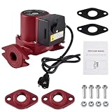 Talspity UPS15-58FRC Water Circulator Pump 3-Speed, 1/25 HP, 115V Cast Iron Hydronic Heating Pump for Radiant, Solar, and Domestic Hot Water Systems Compatible with Grundfos 59896343