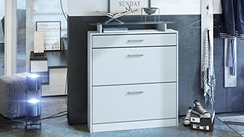 Vladon Scarpiera Loret, mobile per 16 paia di