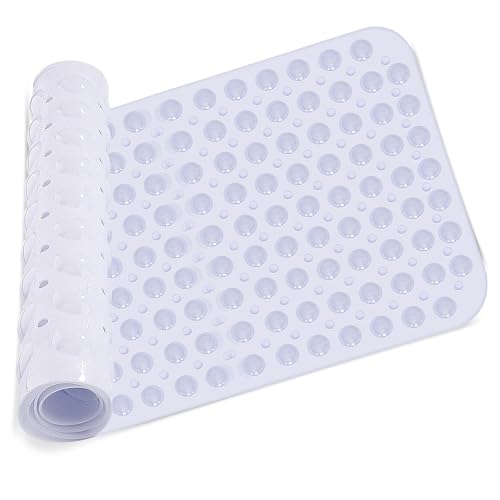 G4GADGET Clear Shower Bath Mat Non Slip Anti Mould 70x38cm w