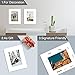 Golden State Art Pack of 50, Acid-Free White Pre-Cut 8x10 Picture Mat for 5x7 Photo with White Core Bevel Cut Frame Mattes