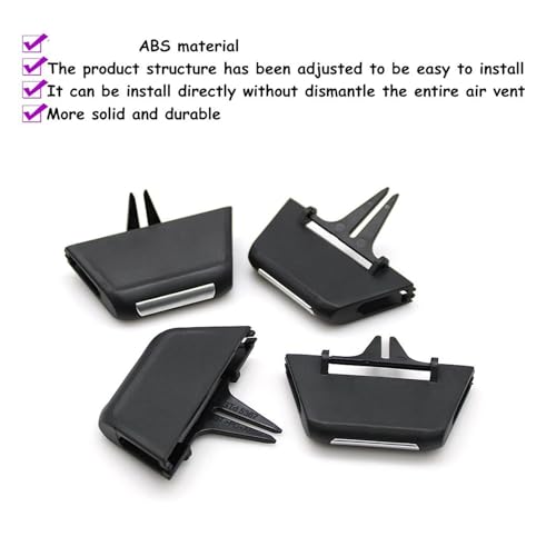 Grille de ventilation AC pour Q7 réparez vos clips cassés avec le kit 4M1820901 - 6