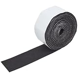 GORGECRAFT 3mX5cm Tiras de Fieltro con Reverso Adhesivo Rollos de Cinta de Fieltro Antideslizante Negra Tiras Muebles Almohadillas Patas de Sillas Protección de Pisos de Madera Protector Superficies