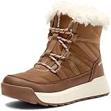 AIRHAS Women's Warm Snow Boots Cold Weather Winter Boots Fur Lined Comfortable Lightweight(Taffy,8.5)
