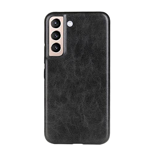 Housse en cuir ultra mince pour Galaxy A22 et Samsung S21 noir