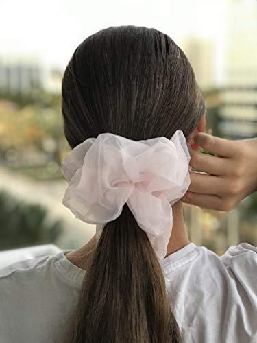 Anya Accessories Oversized Scrunchie | Extra Large Organza Look Hair Tie thumb #7