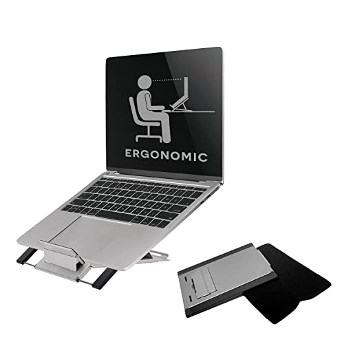 Support pour ordinateur portable argent NewStar au bureau - 7