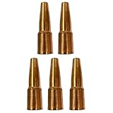 MoSundi MIG 23T37 - Boquilla de soldadura de cobre con forma de cono de 3/8 pulgadas para linterna Lincoln Magnum serie 200-400 con difusor de gas 52FN, paquete de 5