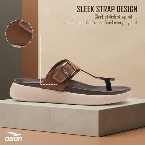 Image of ASIAN Doctor Soft Medisol-02 Men's Orthopedic Slippers | Lightweight Comfort Slippers with Arch Support, Cushioned Footbed, Anti-Slip Soft Sole, Durable Stylish Daily Wear