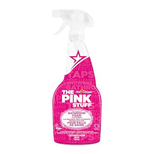 Stardrops The Pink Stuff Miracle Bathroom Foam Cleaner, 25 Fl Oz