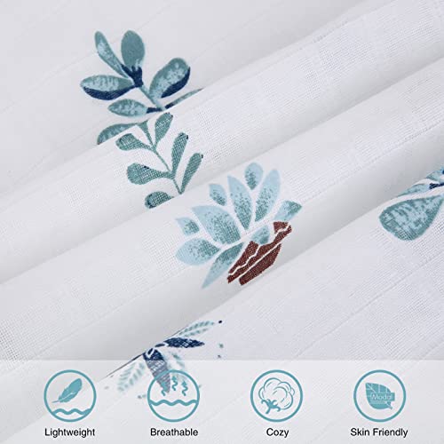 Image of Muslin Carseat Cover for Boys Girls, Breathable Infant Car Seat Canopy, Lightweight Baby Carrier Cover, Newborn Shower Gift, Fit Spring Summer /Hot Days /Warm Weather, Cactus