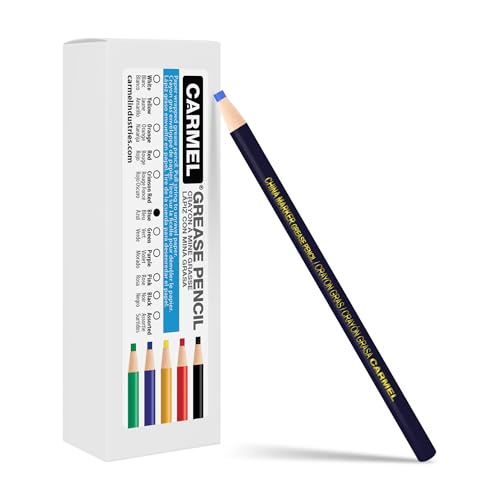 Feutres de Chine Carmel bleu marquage métal et pierre polie