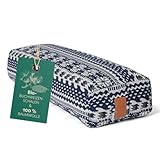 #DoYourYoga Yogabolster »Paravati« mit Bio-Buchweizenschalen (KBA), waschbarer Bezug, 67cm x 13cm, Meditationskissen/Sitzkissen/Zafukissen für Yin Yoga - Style 1