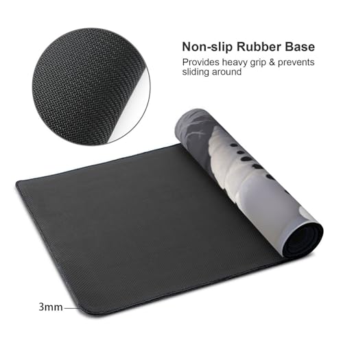 Tapis de souris de jeu antidérapant pour stabiliser clavier et portable