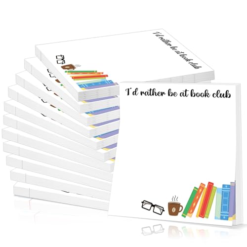 Notes autocollantes I'd Rather Be at Books pour les amoureux de lecture