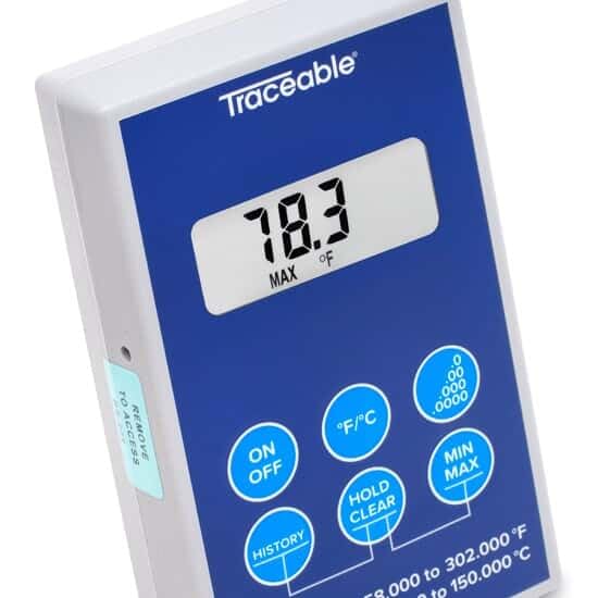 Traceable Scientific Thermistor Thermometer with USB Probe