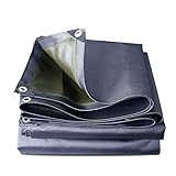  MTYLX Extérieur Multifonctionnel Bâche, Légère Pluie Thicken Extérieur Toile Tissu Imperméable Crème Solaire Linoléum Camion Canopy Isolation 600G M2,A,2X3M