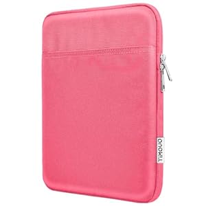 TiMOVO Funda para tablet de 9 a 11 pulgadas para iPad de 11 pulgadas A16 2025, iPad de 10.9 pulgadas/10.2 pulgadas, Galaxy Tab A9 Plus de 11 pulgadas, bolsa protectora para teclado inteligente, rosa