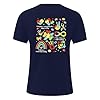 Men's T-Shirt with Inspirational Graphic Design for Awareness Raising - Comfortable Soft Basic Shirt for Engagement Support, navy, XS #3