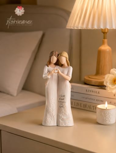 Storieme Best Friend Figurine, Hand-Painted Friendship Gifts for Women - Image 4