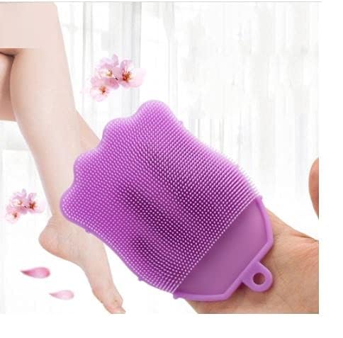 JEEJEX Silicone Body Scrubber,Body Scrub Brush for Deep Cleasing Exfoliating, Super Soft Silicone Loofah with Rebound Sponge, Suitable for Women Men Kids Shower | Skin Body 2