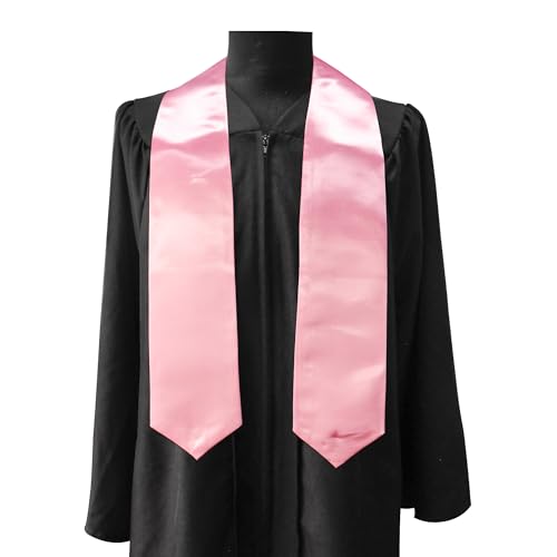 Image of GraduationMall 24 Pieces 72 Inch Plain Graduation Stole Bulk Sublimation Blank Honor Graduation Sash Unisex Adult