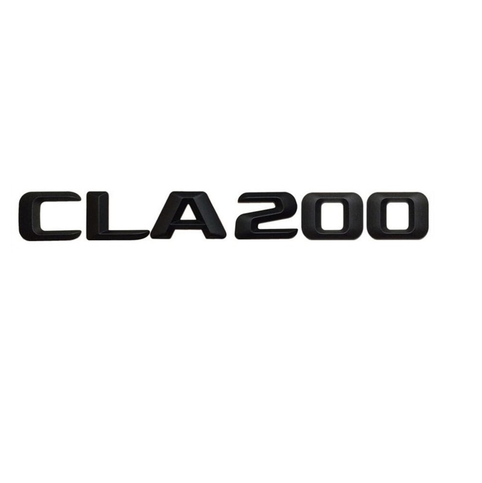 TVAAGHBCBR Matt Black CLA 200" Car Trunk Rear Letters Word Badge Emblem Letter Decal Sticker Fit For Mercedes Benz CLA Class CLA200
