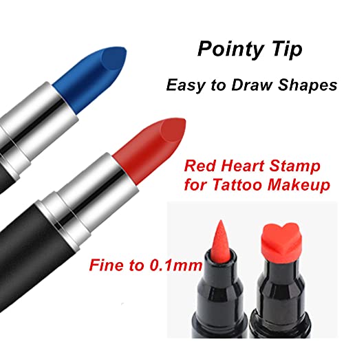 Mysense Kit de Pintura Facial para Fantasia de Halloween de Harley, Cosplay, Maquiagem para Festa, M