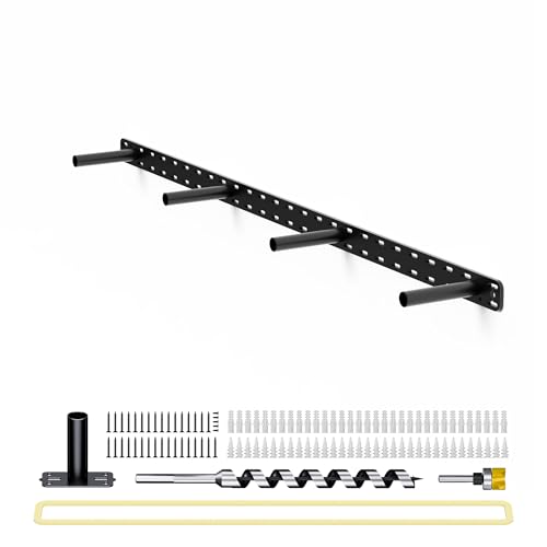 1pc Floating Shelf Hardware Heavy Duty Hidden Shelf Brackets Support,Wall Mounting Invisible Floating Shelves Bracket with Jig (40" x 4" x 1.5")