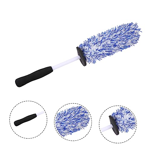 Mikinona 1Pc Escova De Cubo De Microfibra Escova De Lavagem De Carro Escovas De Limpeza De Roda Esco