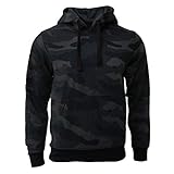 ROCK-IT Apparel® Kapuzenpullover Herren Hoodie Workerhoodie Kapuzenpulli Sweatshirt Männer Hoody Größe XS-5XL hochwertig und sehr Soft Dark Camo 3XL