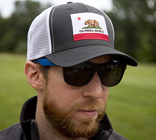 Image of International Tie State Hat for Men and Women, Adjustable Snapback Trucker Baseball Cap with Embroidered Patch