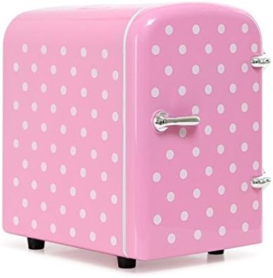 MINI-04 Compact Cosmetics Refrigerator Cooler/Warmer Portable Fridge 4Liter Cute [Pink]