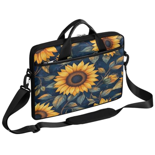 Bolsa vintage para laptop 15 pulgadas con correa ajustable
