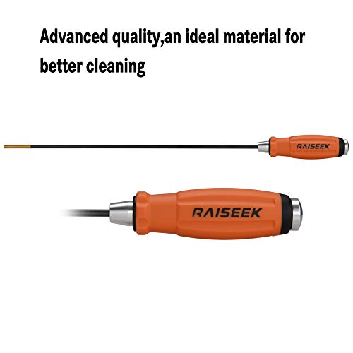 Raiseek Gun Cleaning Rod 1 Piece Carbon Fiber 36 Inch, Pistol Rifle Cleaning Rod (36 Inch 6mm Diameter .27-.45 Cal )