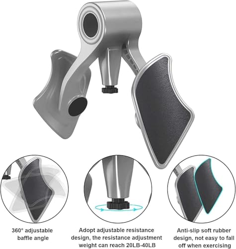 Image of Floor Muscle Trainer Exerciser Bladder Control Device with 360 Rotating Baffle Hip Trainer Correction Thigh Master Muscle Fitness Equipment Pelvic Floor Exerciser Device Home Office Fitness