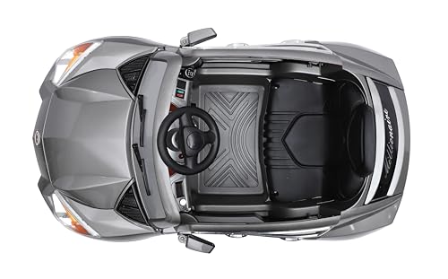 Image of Toyzone Lambo Electric Car - Grey | Rechargeable Car 12 V | Powered by 12 ah Battery | Music Player with Bluetoooth & USB | 6 Month Warranty on Battery | Make in India | for Kids 2+ Years