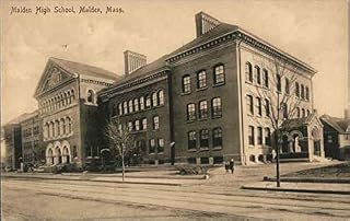 Malden High School Malden, Massachusetts MA Original Antique Postcard