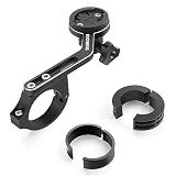 ROCKBROS Soporte para Manillar de Bicicleta Soporte de Computadora para Garmin GPS Bryton Cateye GoPro Cámara de Acción Deportiva Faros Delantero