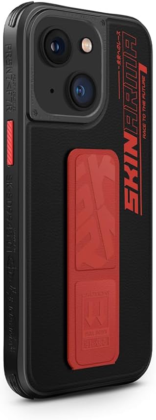 SKRM SKINARMA Phone Case Compatible with iPhone 15, 6.1" Slate (Orange)