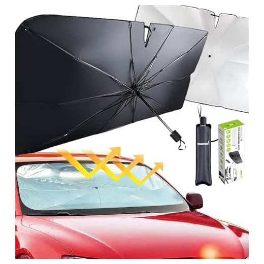HOME KOKO LOOK Ombrello Parasole Auto Parasole Auto Parabrezza Interno Parasole Auto Ombrello Parasole Auto Parabrezza Parasole a Ombrello Auto Piccola 120x65cm Copri Parabrezza Auto Sole