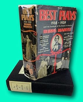 Hardcover Rare The BEST PLAYS 1938-39 by Burns Mantle in DJ, Illustrated [Hardcover] Burns Mantle Book