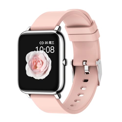 IDEALROYAL Reloj Inteligente Mujer, P22 Smartwatch con Pulsómetro, Cronómetro, Calorías, Monitor de...