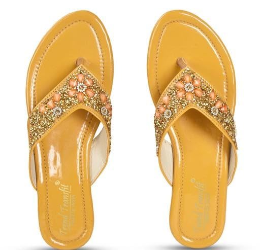 Image of Rehan Traders Stylish Women's Multicolor Flats Snadal| Comfortable, Lightweight, Anti Slip|SL 141