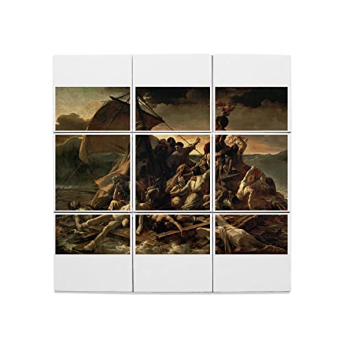 Carreaux céramique Le Radeau de la Méduse Géricault 45x45 cm