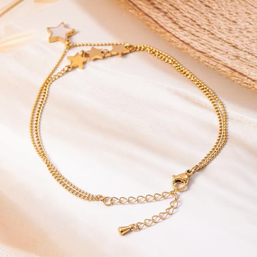 Image of Rubans Oxidised Anklets Jewellery Gift for Women & Girls | Kundan Ethnic Traditional