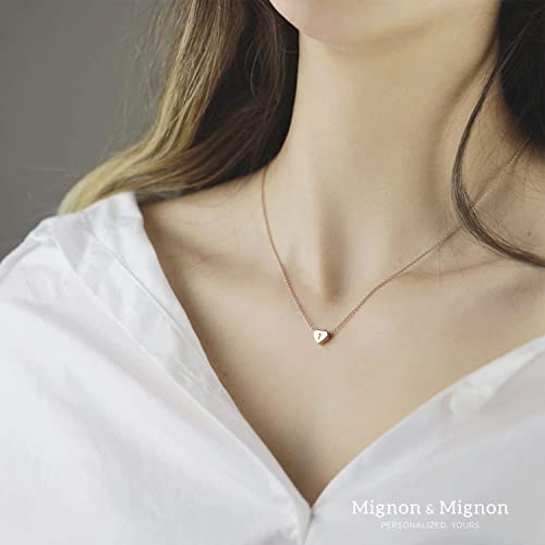 Heart Star Disc Necklace With Initial Personalized Necklace Baby Girl Kids Jewelry Holiday Gift Flower Girl Dainty Monogram Charm Gold Your Name Necklace Gift For Her - Hts #TOP5